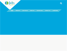 Tablet Screenshot of felixfashions.com